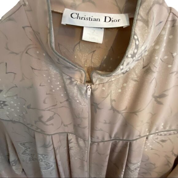 REDUCED***Christian Dior Vintage Floral Robe Size Small - Picture 7 of 12